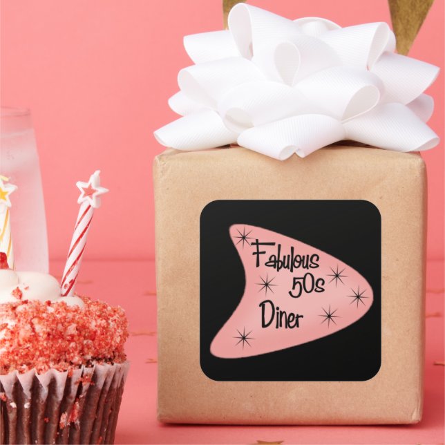 Fabulous retro Fifties Diner sticker (Party)
