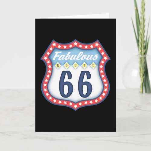 Fabulous Route 66 Card