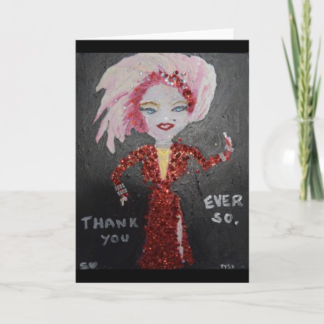Fabulous Set of "Thank You" cards that sparkle (Front)