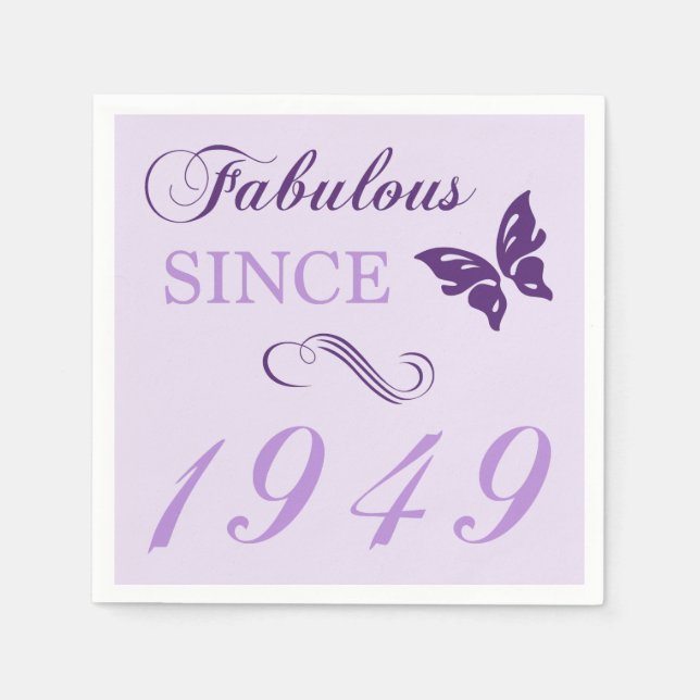 Fabulous Since 1949 Napkins (Front)