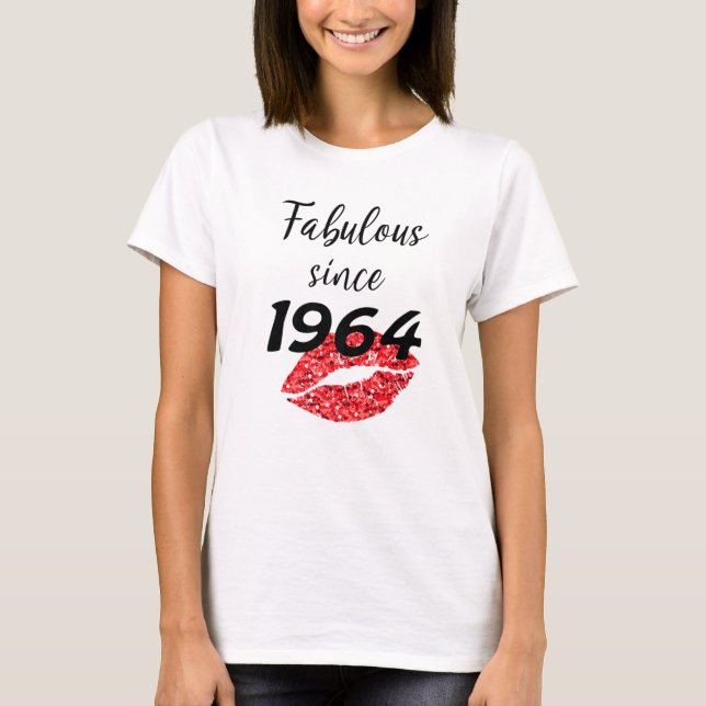 Fabulous Since 1964 Chapter 58 Birthday Gifts Funn T-Shirt (Front)