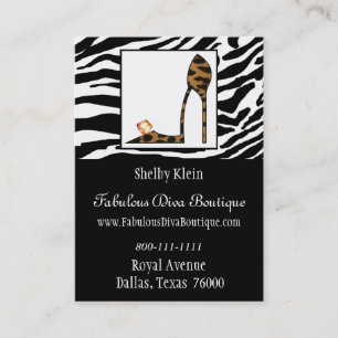 FABULOUS STILETTO Chubby Business Cards