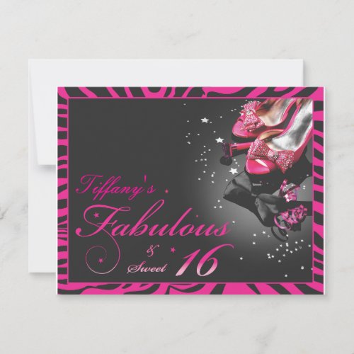 Fabulous &amp; Sweet 16! Invitations