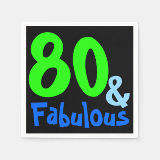 Fabulous Tropical Birthday Paper Napkins