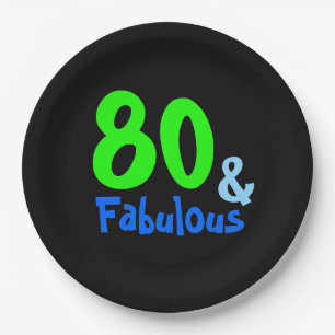 Fabulous Tropical Birthday Paper Plates