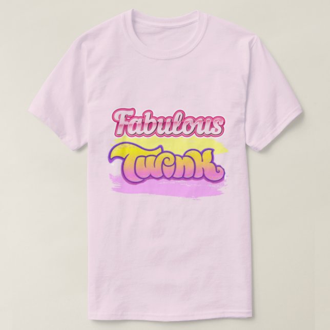 Fabulous Twink Pride Men's Basic T-Shirt (Design Front)