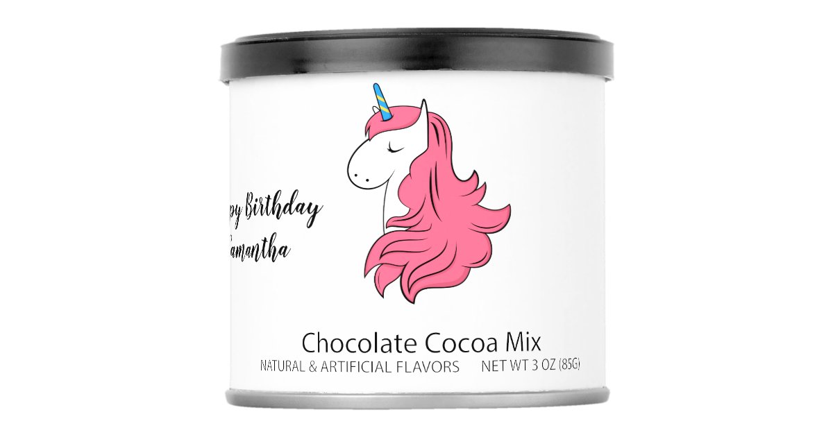 Fabulous Unicorn Hot Chocolate Drink Mix Zazzle Com