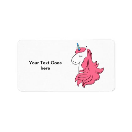 Fabulous Unicorn Label