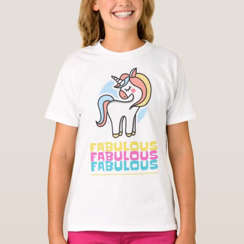 Fabulous Unicorn T_Shirt