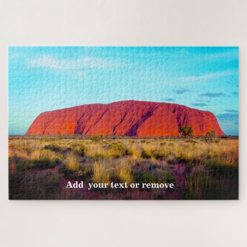 Fabulous view of Uluru or Ayers Rock Australia Jigsaw Puzzle
