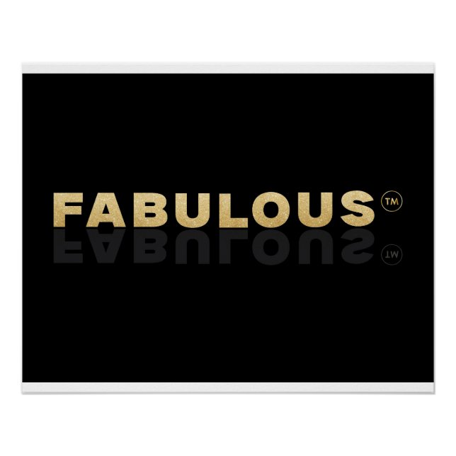Fabulous with Trademark Poster (Front)