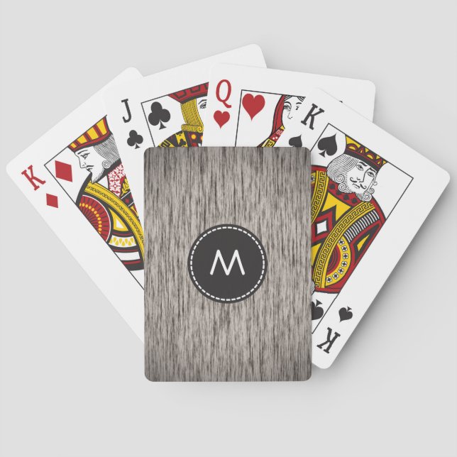 Fabulous Wood 6 Poker Cards (Back)