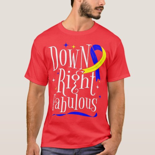 Fabulous World Down Syndrome Day  Women Kids  T_Shirt