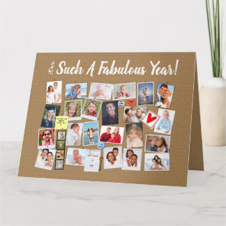 Fabulous Year Make Your Own Photo Cork Board Card