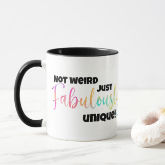 Fabulously Unique Sassy Text Design Mug