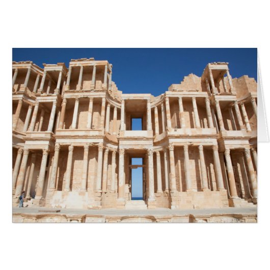 Facade And Stage Of Roman Amphitheater (Front Horizontal)