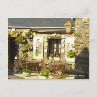 Façade crêperie BRETAGNE FRANCE Postcard