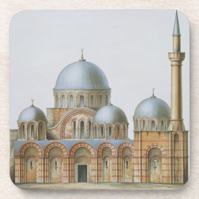 Facade of Kahrije Dzamissi, the Church of the Savi Drink Coaster (Front)