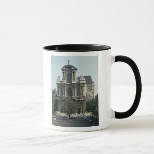 Facade of the Church of Saint_Gervais Mug