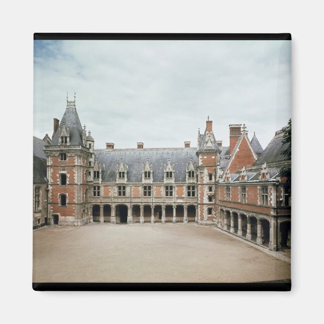 Facade of the Louis XII Wing, 1498-1503 Magnet (Front)