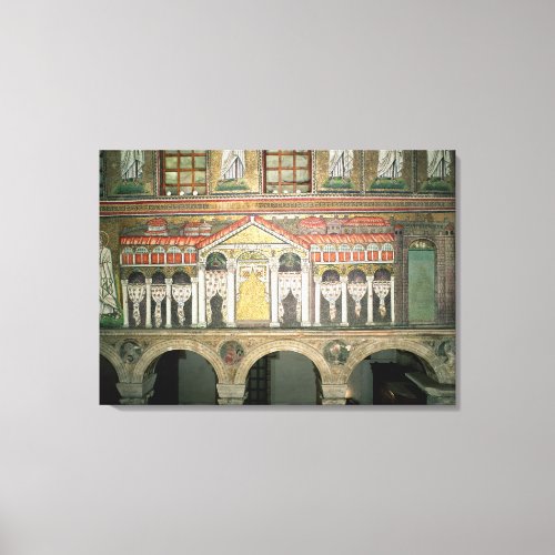 Facade of the Palazzo di Teodorico 527_99 Canvas Print