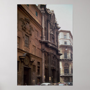 Facades of the church poster