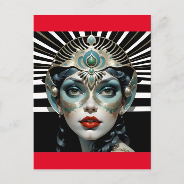 face art postcard (Front)