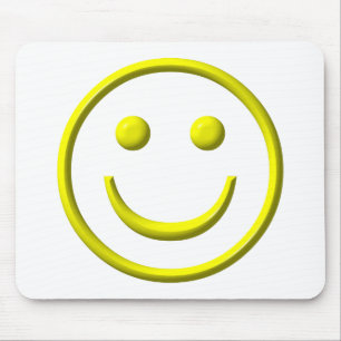Face - Be happy! Mouse Pad