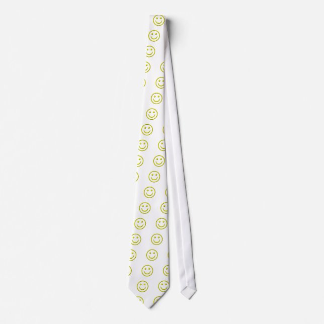 Face - Be happy! Neck Tie (Front)