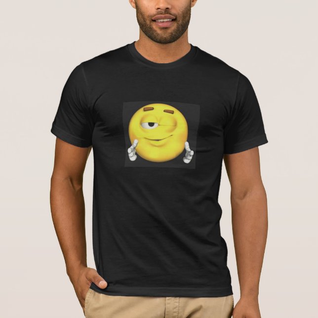 Face Black T Shirt (Front)