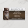Face Carved in Wood Business Card