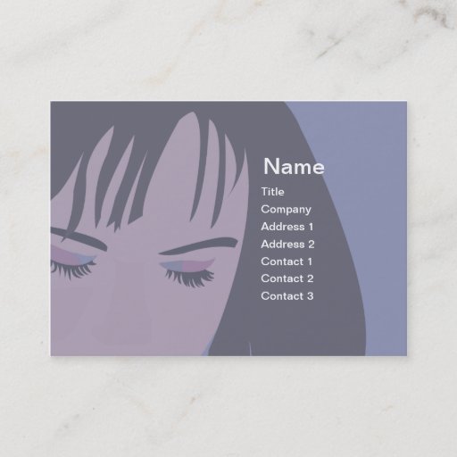 Customizable Face - Chubby Business Card