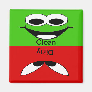 Face Clean and Dirty Magnet