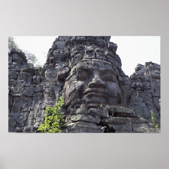 Face detail of the West Gate-Tower Gopuram), Poster (Front)