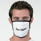 Face Diaper Humorous Face Mask (Worn Him)