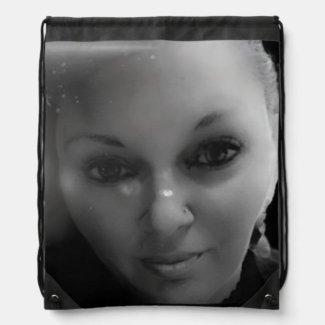 Face Drawstring Bag (Front)