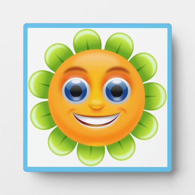 FACE FLOWER PLAQUE (Front)