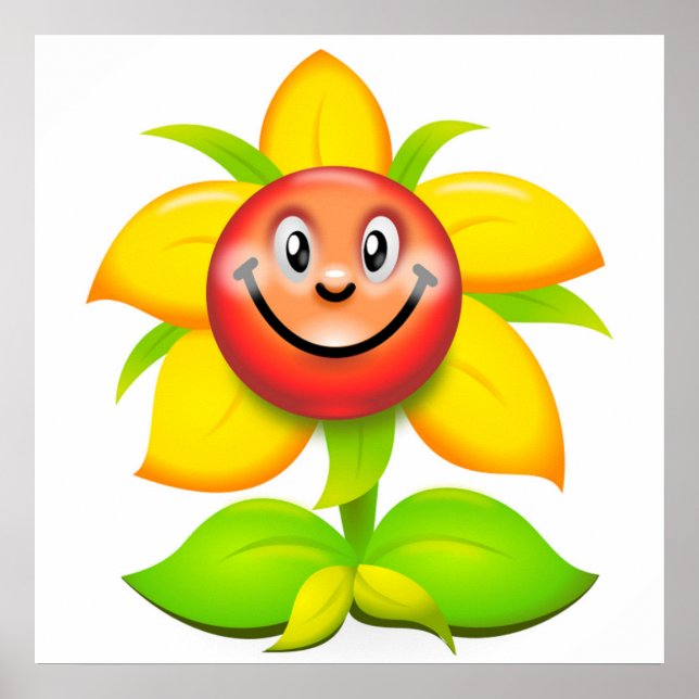 FACE FLOWER POSTER (Front)