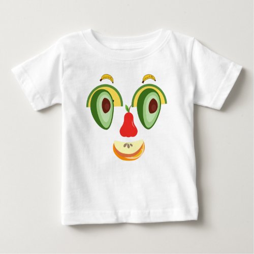 face full of natural expressions of happiness  baby T_Shirt