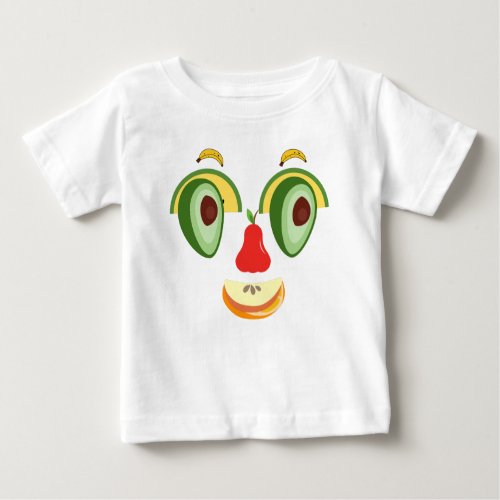  face full of natural expressions of happiness baby T_Shirt