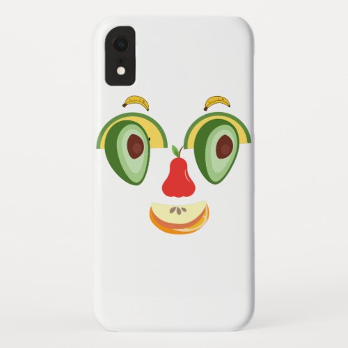 face full of natural expressions of happiness iPhone XR case