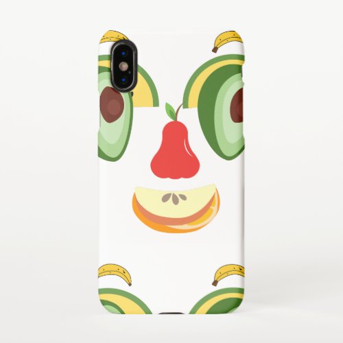 face full of natural expressions of happiness iPhone x case