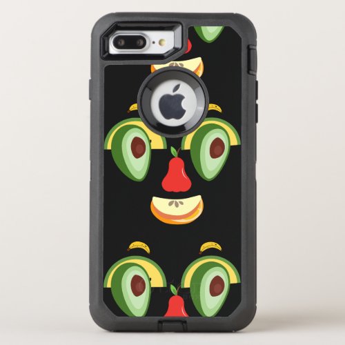 face full of natural expressions of happiness  OtterBox defender iPhone 8 plus7 plus case