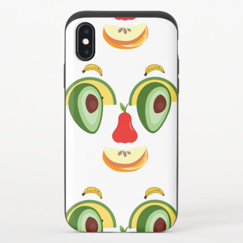 face full of natural expressions of happiness iPhone x slider case