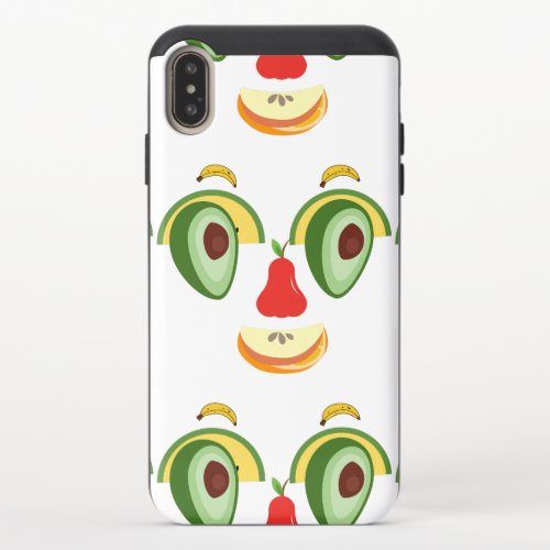 face full of natural expressions of happiness  iPhone XS max slider case