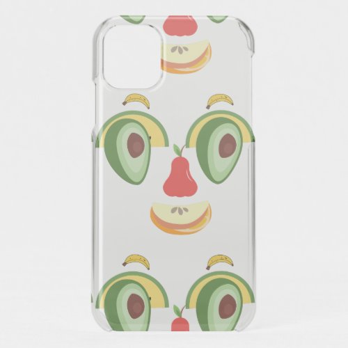  face full of natural expressions of happiness  iPhone 11 case