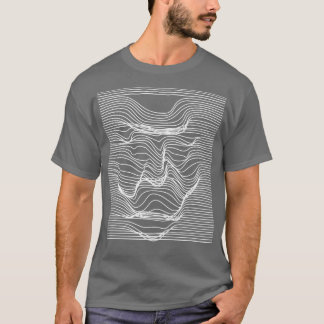 face geometric lines T-Shirt