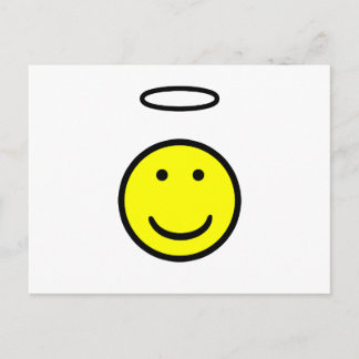 Face Halo Postcard