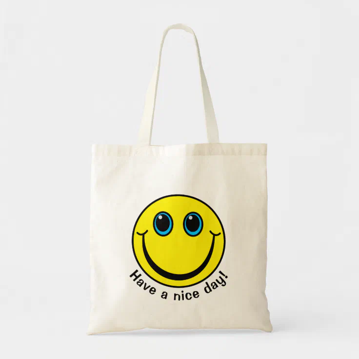 have a nice day shopping bag