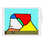 Face House card (Front Horizontal)